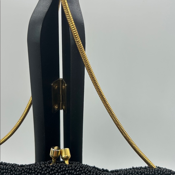 Winkelman’s Vintage Elegant Black Beaded Sequined Clutch Wristlet Purse Bag 🌺🌺 - Picture 6 of 8